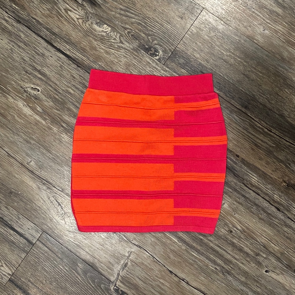 Hot Pink & Orange Skirt